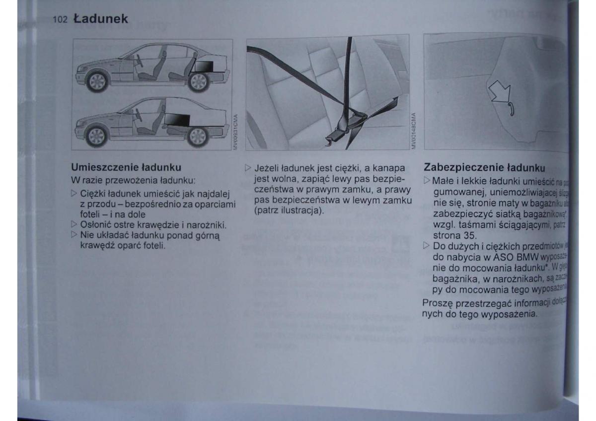 BMW E46 instrukcja obslugi / page 106