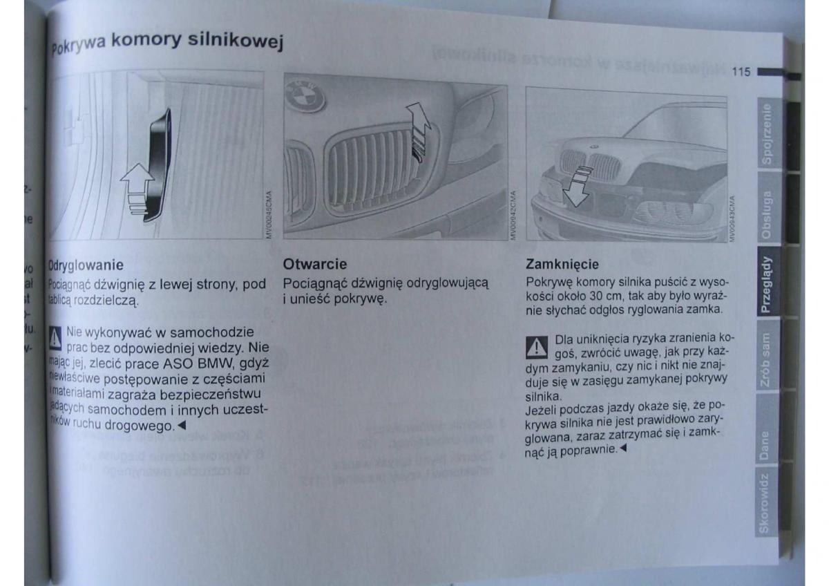 BMW E46 instrukcja obslugi / page 119