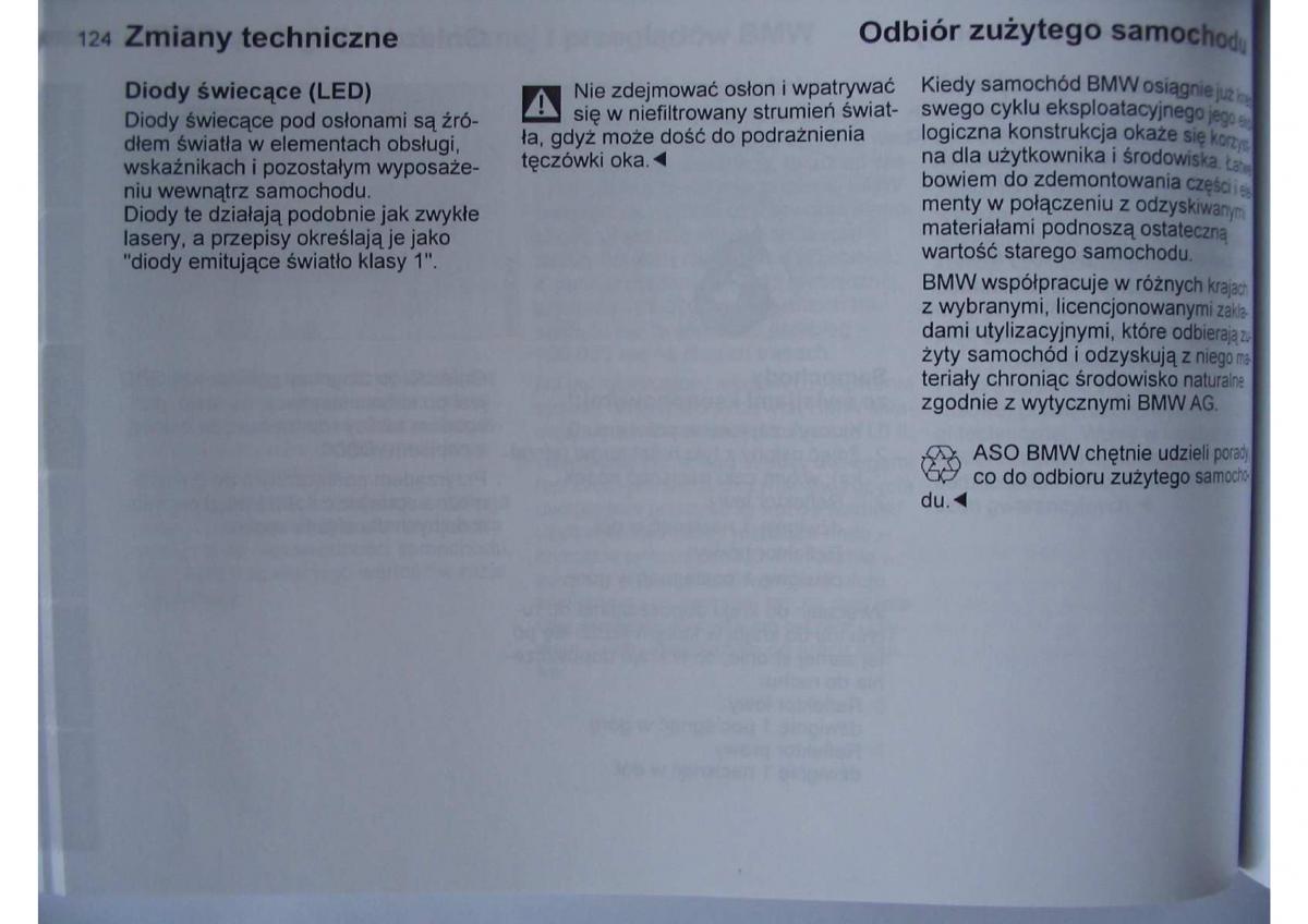 BMW E46 instrukcja obslugi / page 128