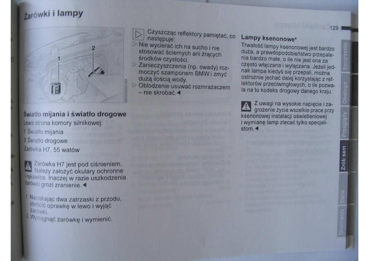 BMW E46 instrukcja obslugi / page 133