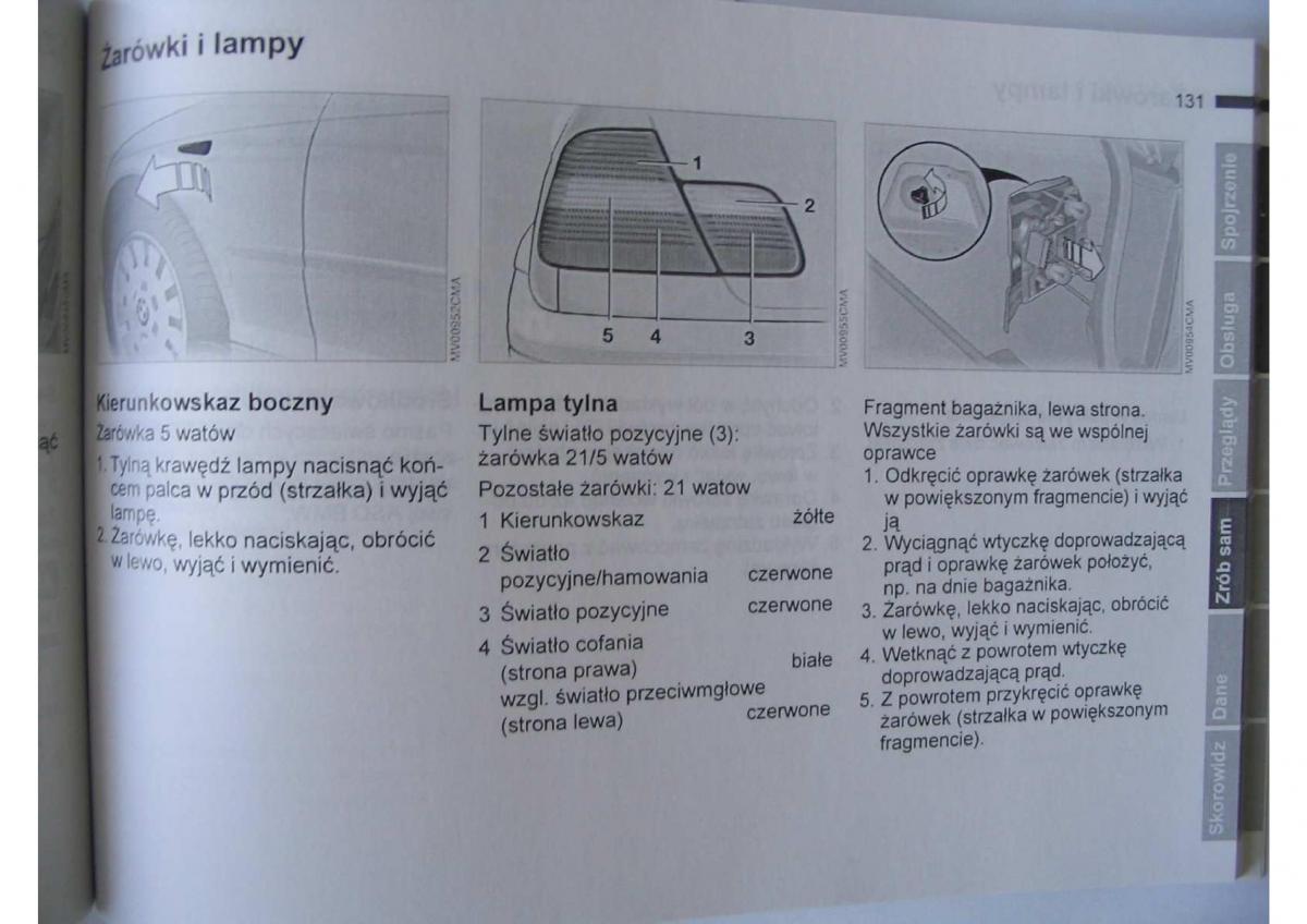 BMW E46 instrukcja obslugi / page 135