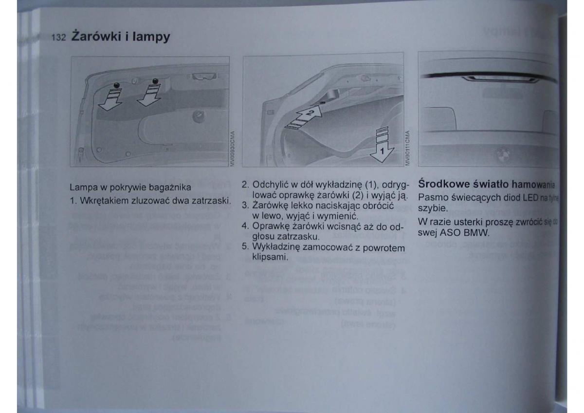 BMW E46 instrukcja obslugi / page 136