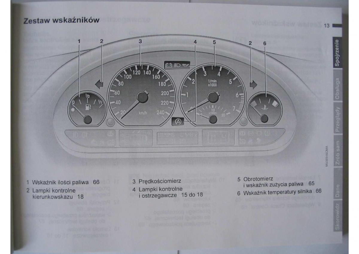 BMW E46 instrukcja obslugi / page 15