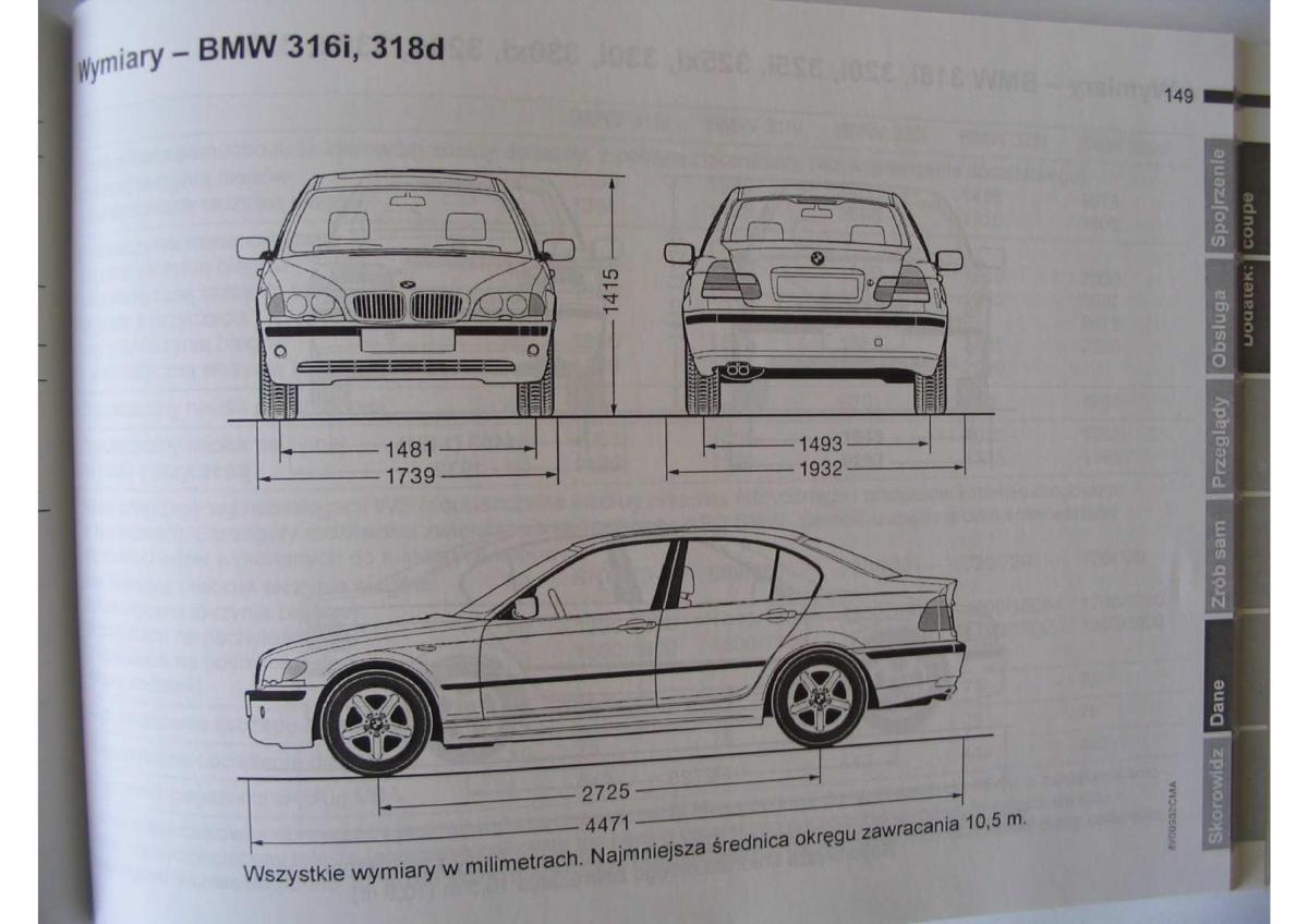 BMW E46 instrukcja obslugi / page 153