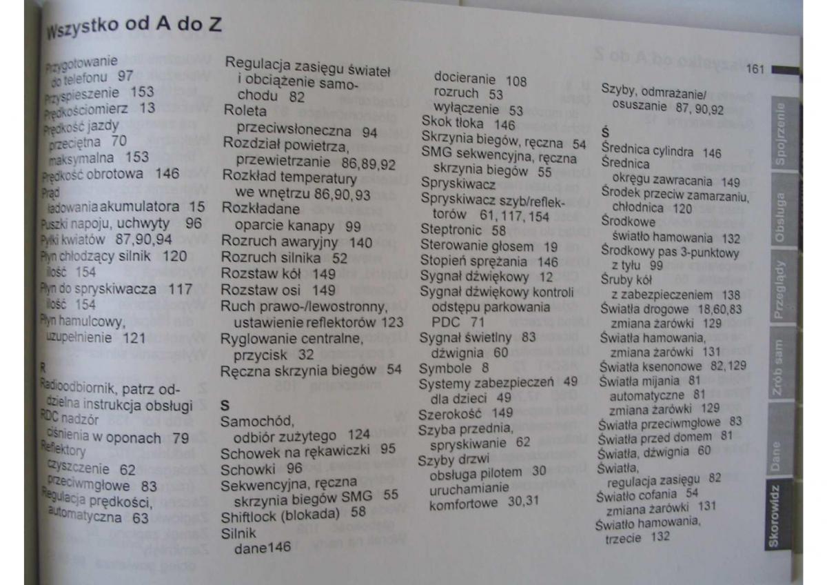 BMW E46 instrukcja obslugi / page 165