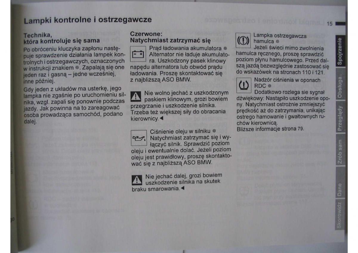 BMW E46 instrukcja obslugi / page 17