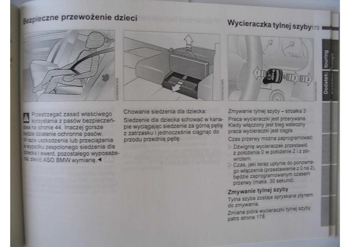 BMW E46 instrukcja obslugi / page 177