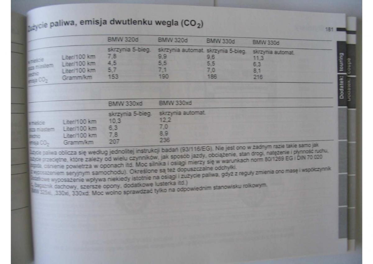 BMW E46 instrukcja obslugi / page 185