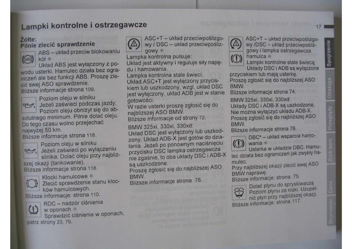 BMW E46 instrukcja obslugi / page 19