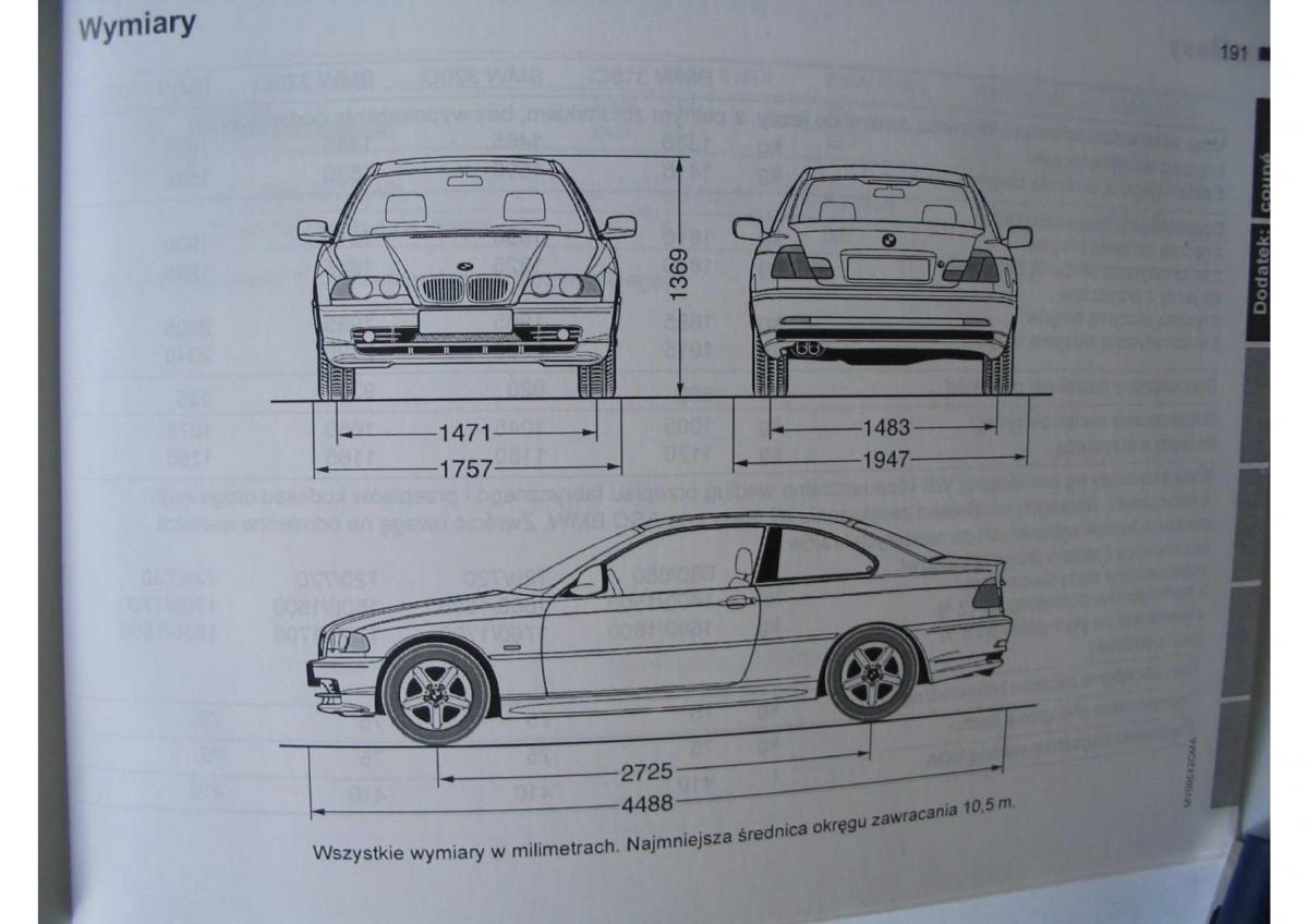 BMW E46 instrukcja obslugi / page 195