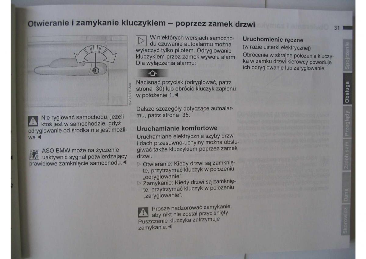 BMW E46 instrukcja obslugi / page 33