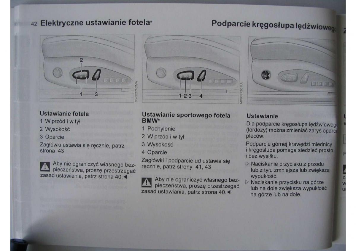 BMW E46 instrukcja obslugi / page 44