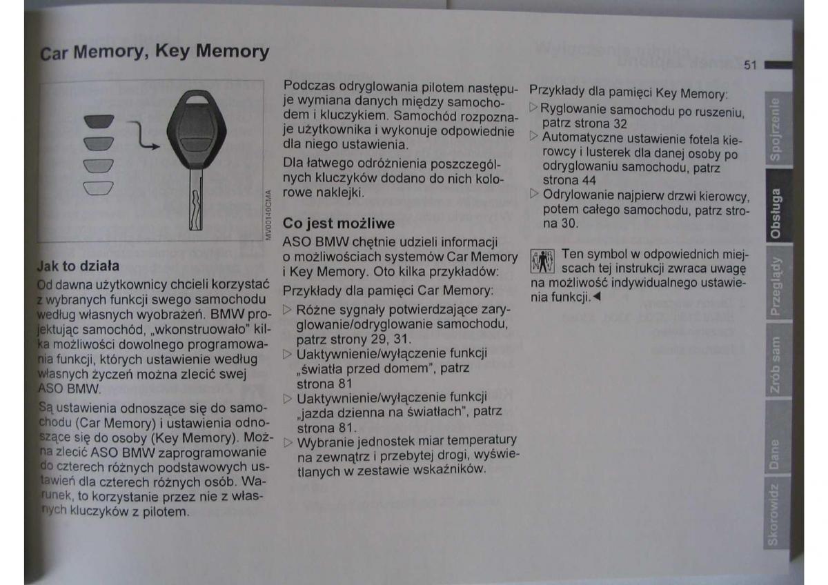 BMW E46 instrukcja obslugi / page 53