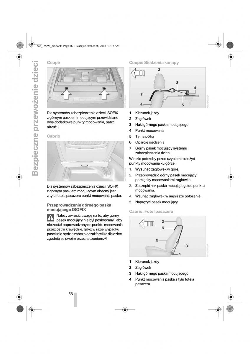 BMW 3 E92 E93 instrukcja obslugi / page 57