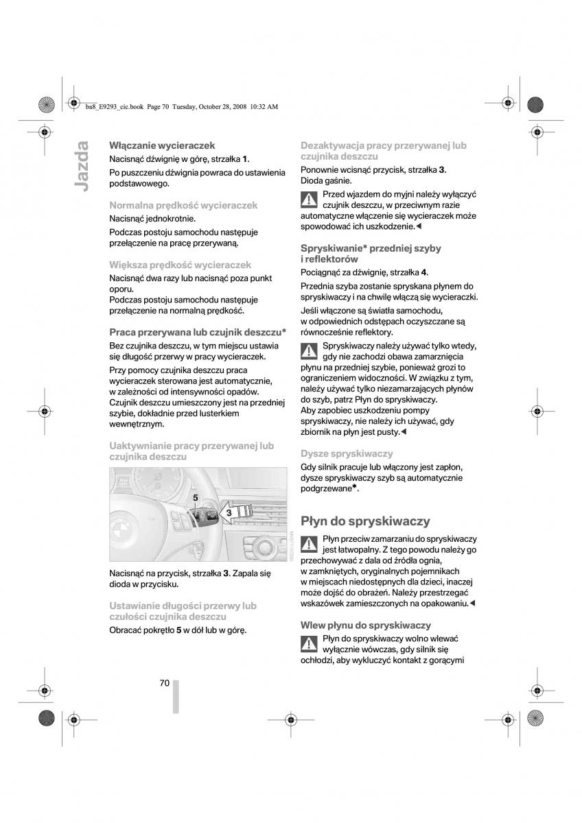 BMW 3 E92 E93 instrukcja obslugi / page 71