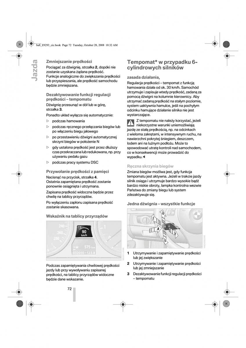 BMW 3 E92 E93 instrukcja obslugi / page 73