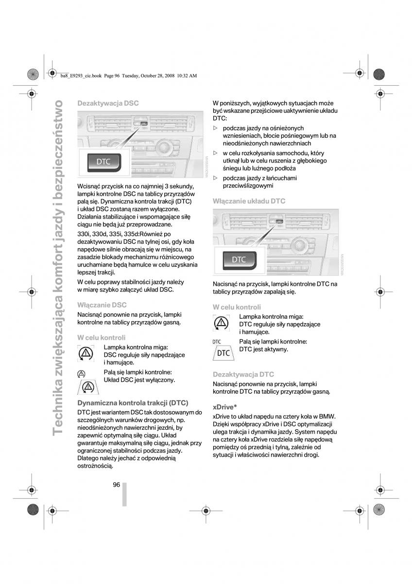 BMW 3 E92 E93 instrukcja obslugi / page 97