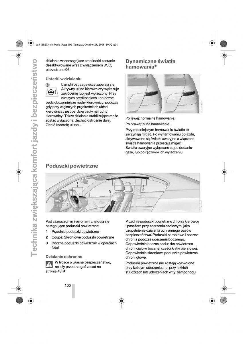 BMW 3 E92 E93 instrukcja obslugi / page 101