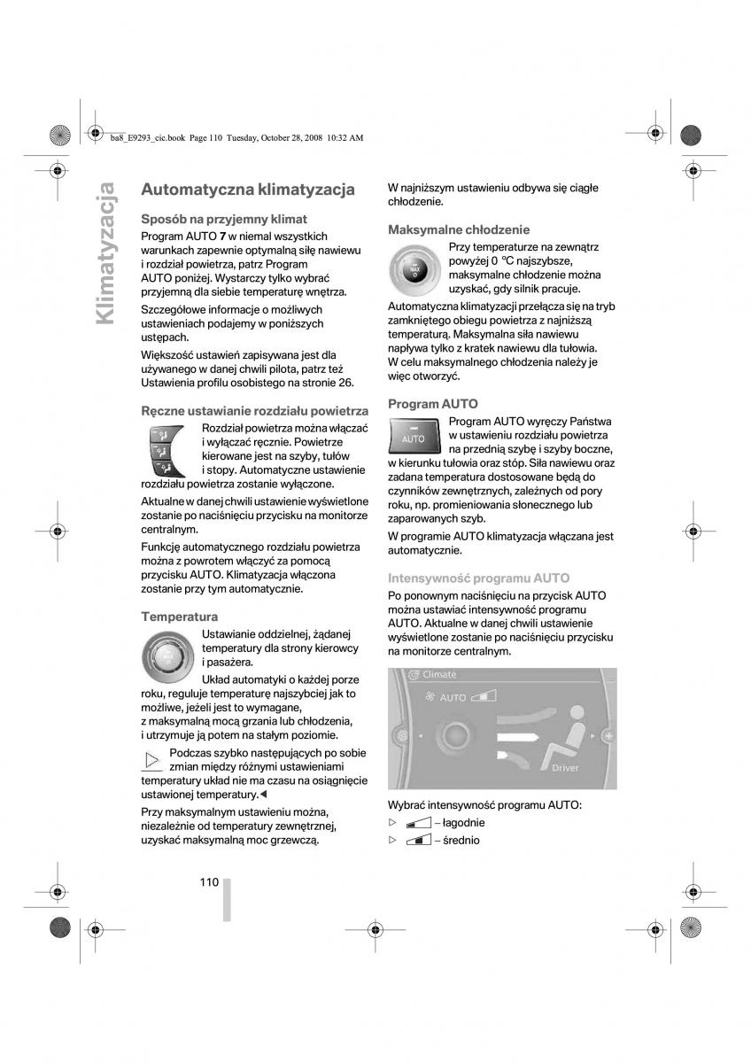 BMW 3 E92 E93 instrukcja obslugi / page 111