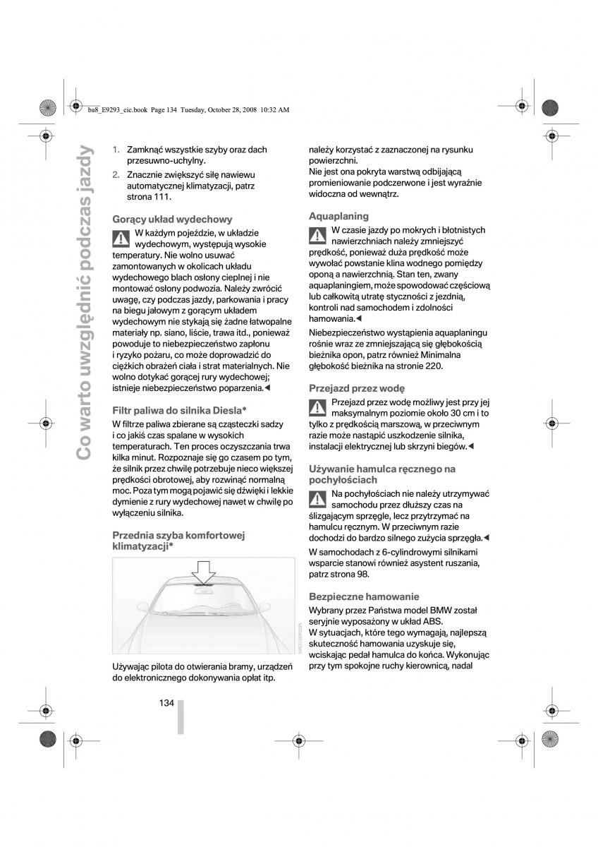 BMW 3 E92 E93 instrukcja obslugi / page 135