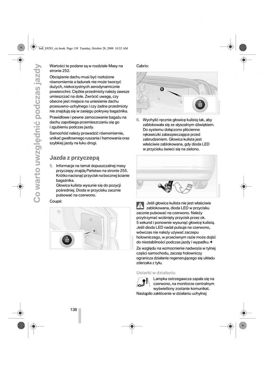 BMW 3 E92 E93 instrukcja obslugi / page 139