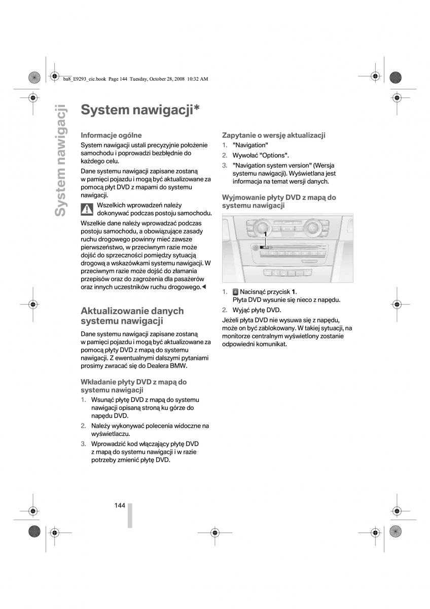 BMW 3 E92 E93 instrukcja obslugi / page 145