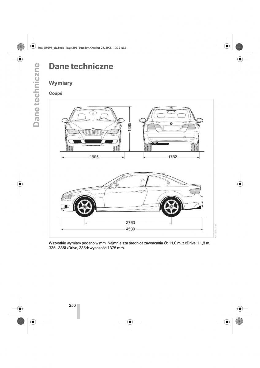 BMW 3 E92 E93 instrukcja obslugi / page 251