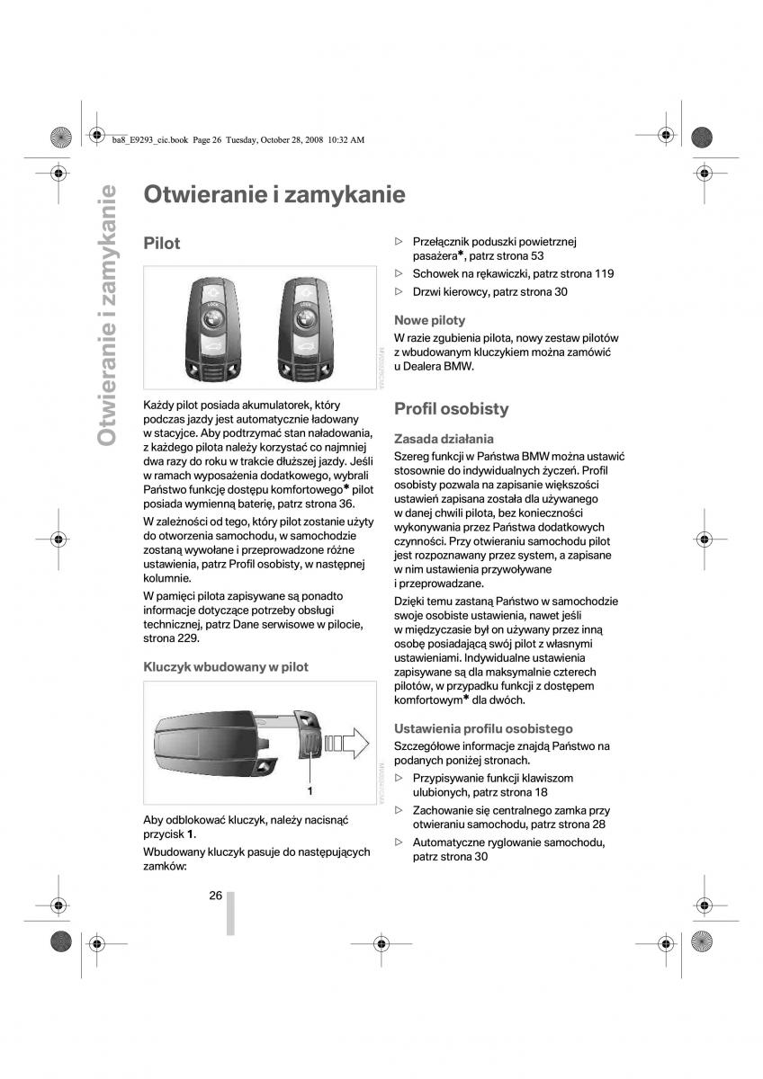 BMW 3 E92 E93 instrukcja obslugi / page 27