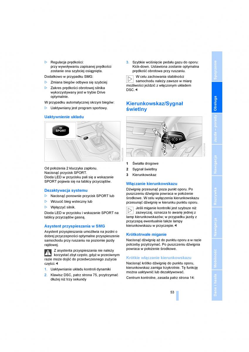 manual BMW 5 E60 BMW 5 E60 instrukcja / page 55