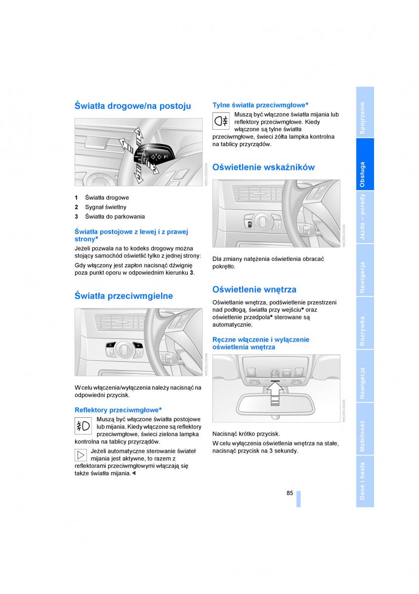 manual BMW 5 E60 BMW 5 E60 instrukcja / page 87