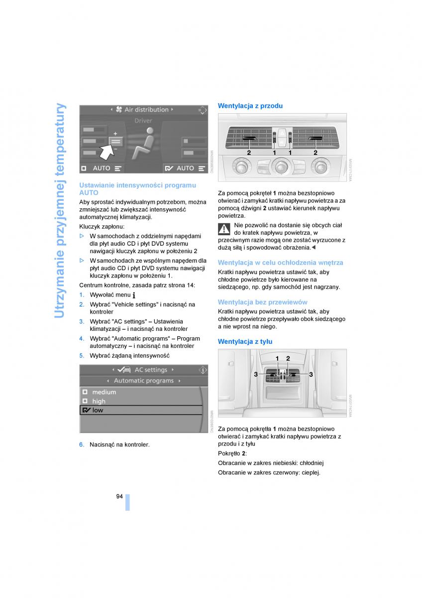 manual BMW 5 E60 BMW 5 E60 instrukcja / page 96