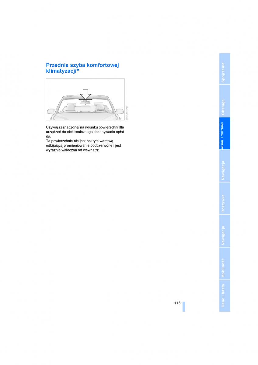 manual BMW 5 E60 BMW 5 E60 instrukcja / page 117