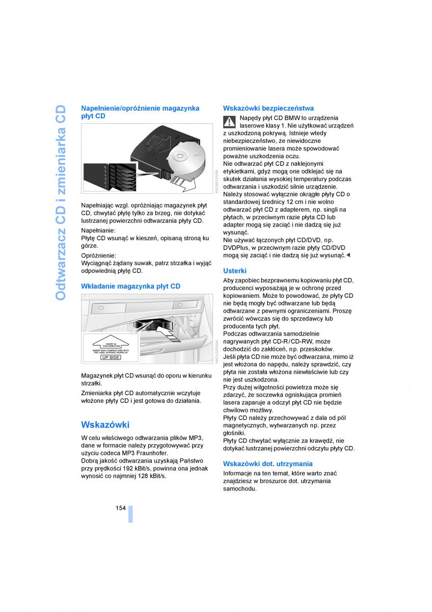 manual BMW 5 E60 BMW 5 E60 instrukcja / page 156