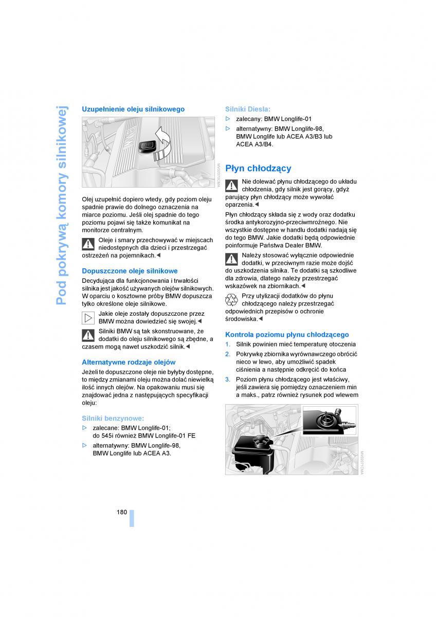 manual BMW 5 E60 BMW 5 E60 instrukcja / page 182