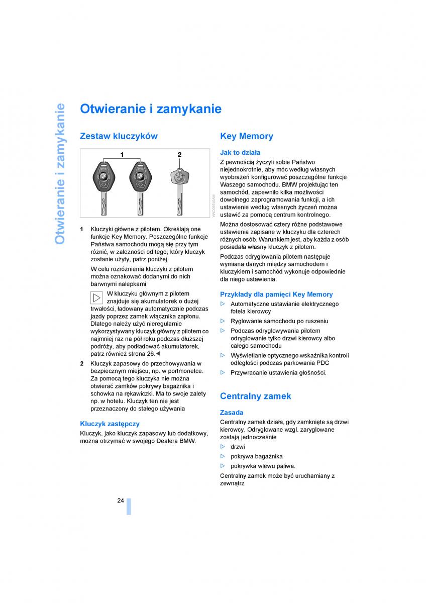 manual BMW 5 E60 BMW 5 E60 instrukcja / page 26
