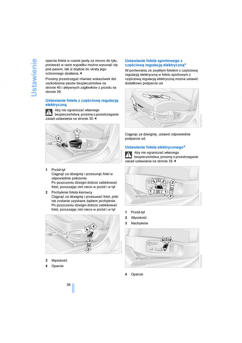 manual BMW 5 E60 BMW 5 E60 instrukcja / page 38