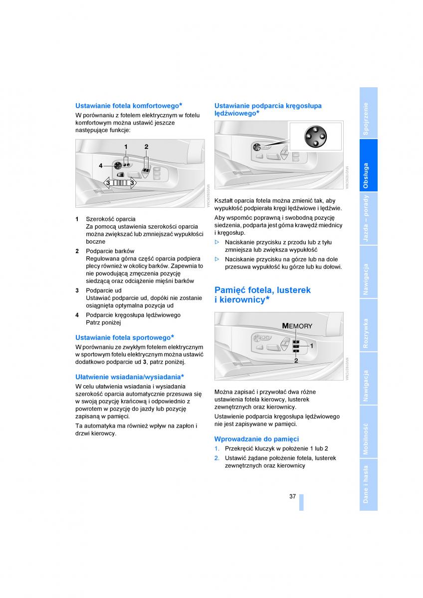 manual BMW 5 E60 BMW 5 E60 instrukcja / page 39