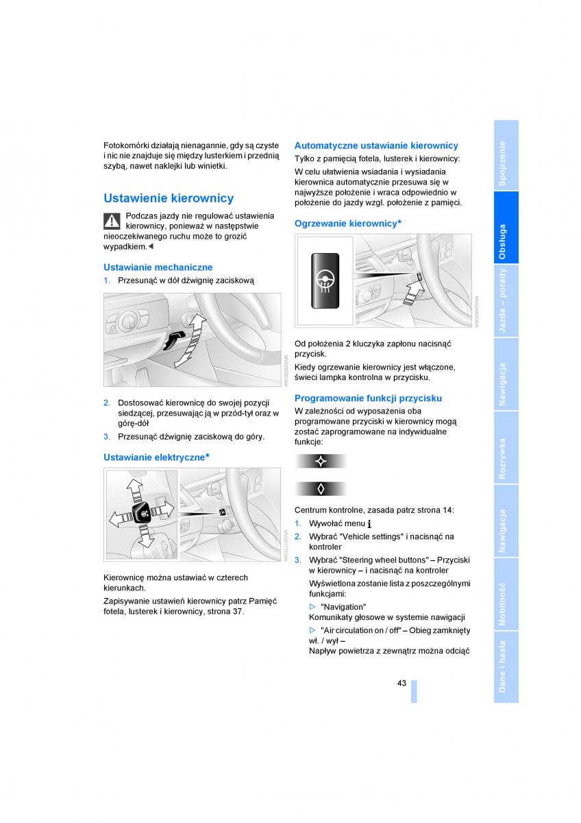 manual BMW 5 E60 BMW 5 E60 instrukcja / page 45