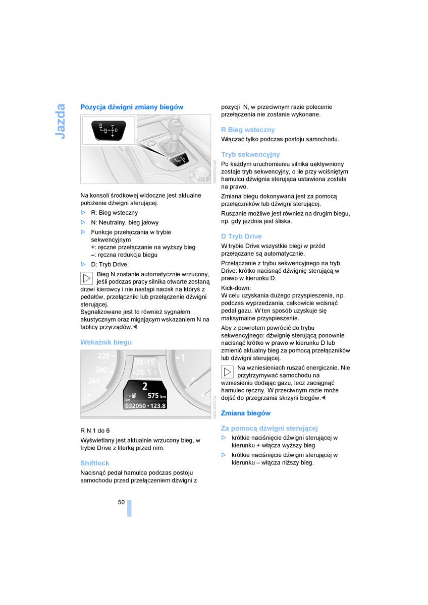 manual BMW 5 E60 BMW 5 E60 instrukcja / page 52