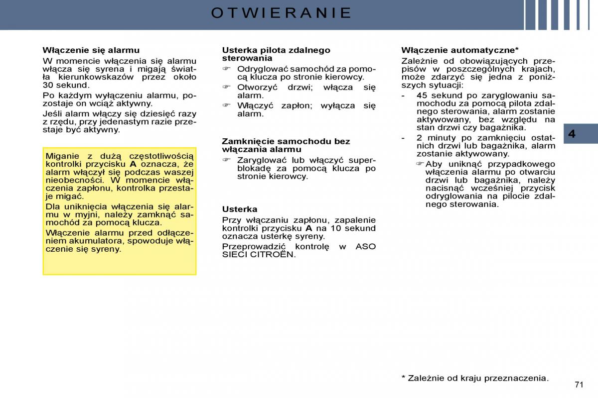 Citroen C5 II 2 instrukcja obslugi / page 67