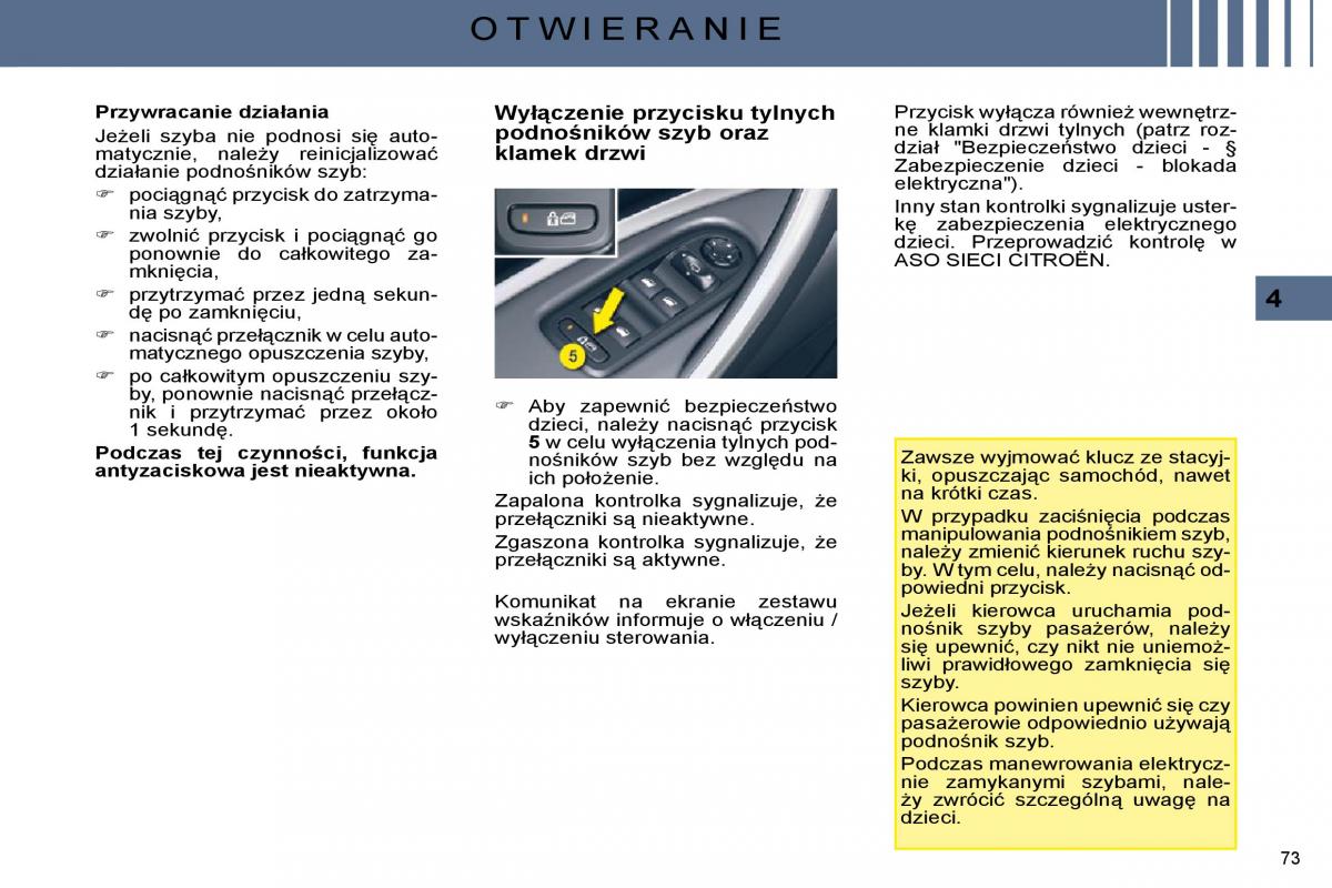 Citroen C5 II 2 instrukcja obslugi / page 69