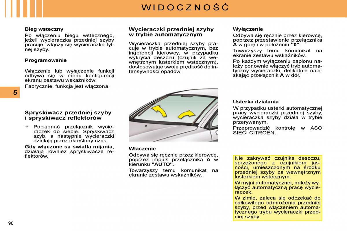 Citroen C5 II 2 instrukcja obslugi / page 86