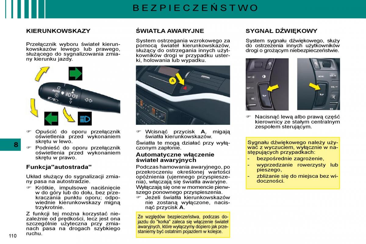 Citroen C5 II 2 instrukcja obslugi / page 108