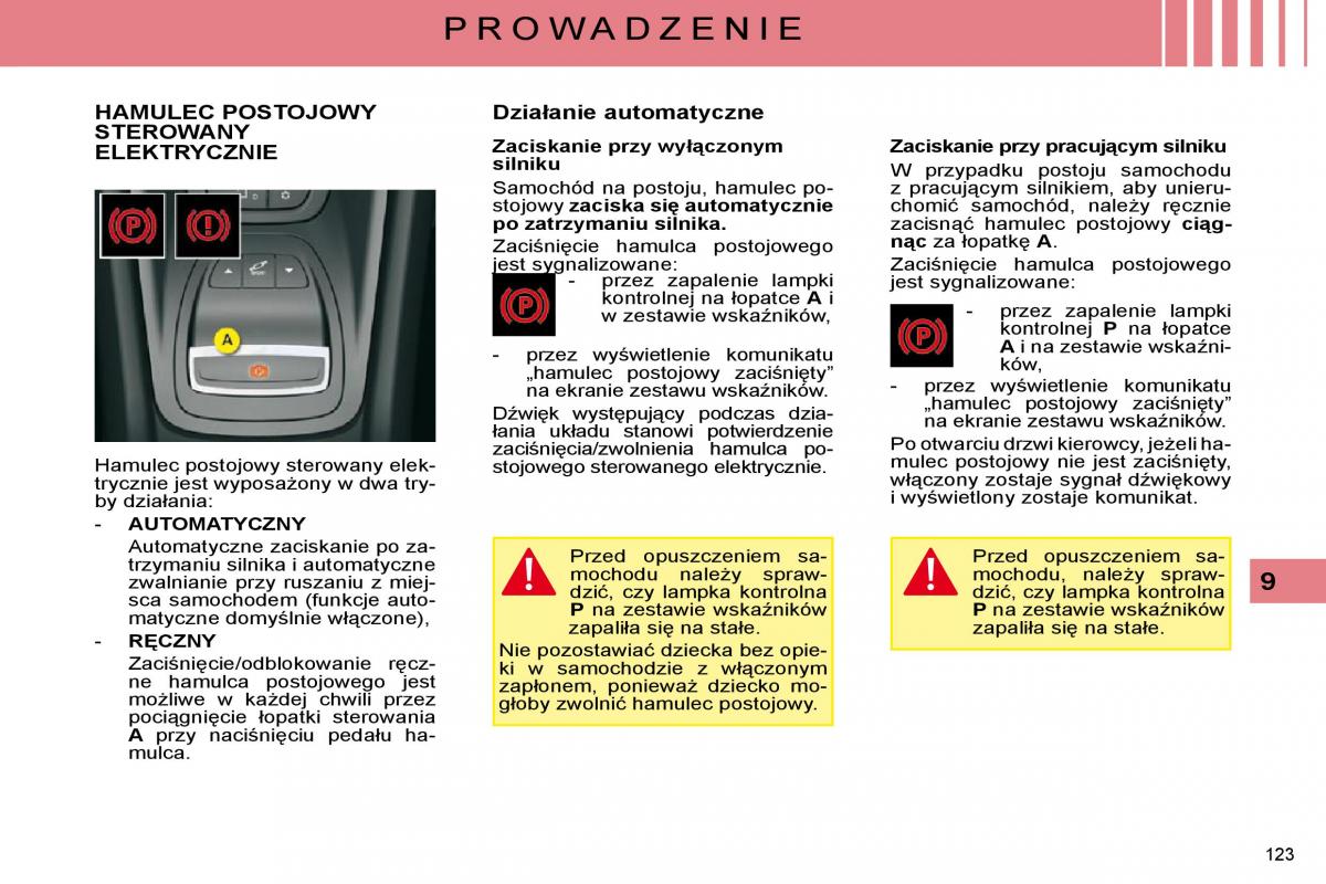 Citroen C5 II 2 instrukcja obslugi / page 121