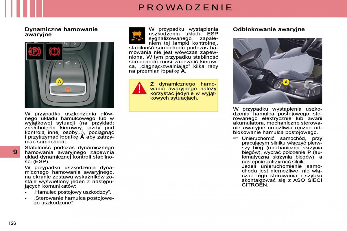 Citroen C5 II 2 instrukcja obslugi / page 124