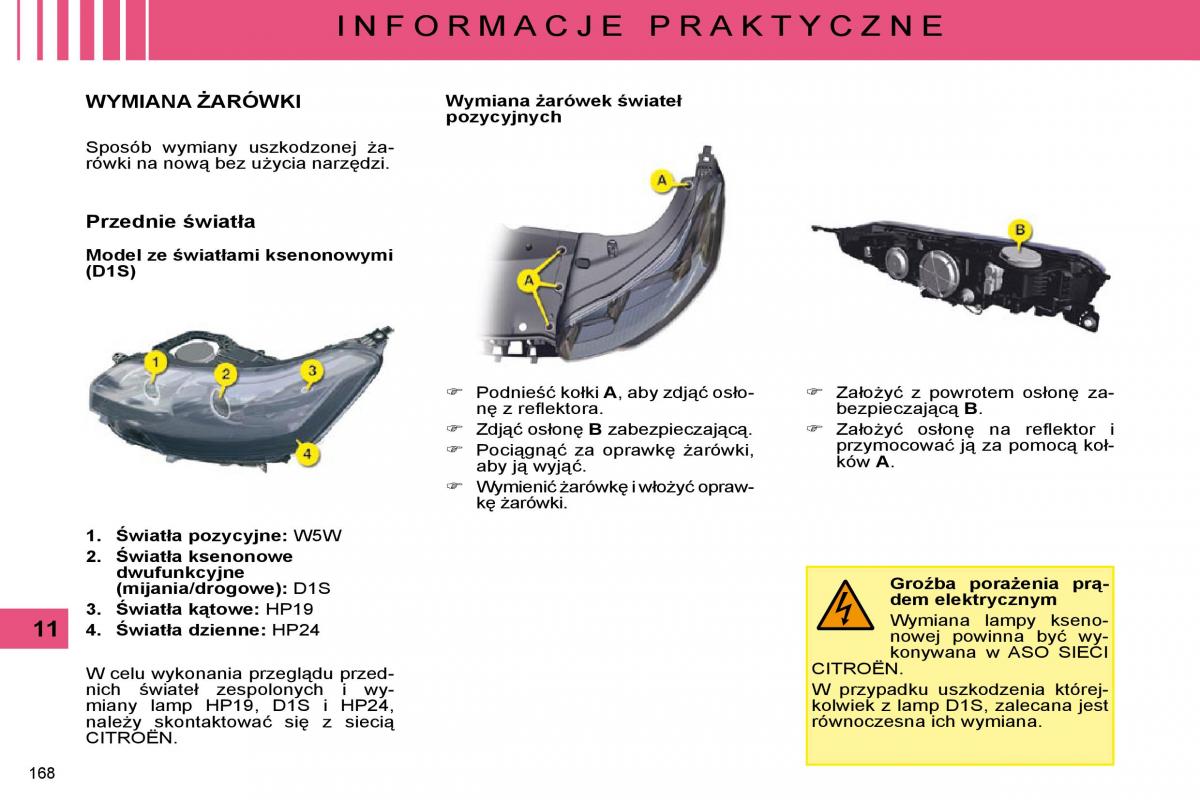 Citroen C5 II 2 instrukcja obslugi / page 165