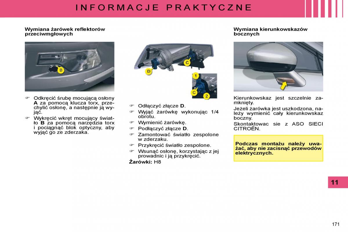 Citroen C5 II 2 instrukcja obslugi / page 168