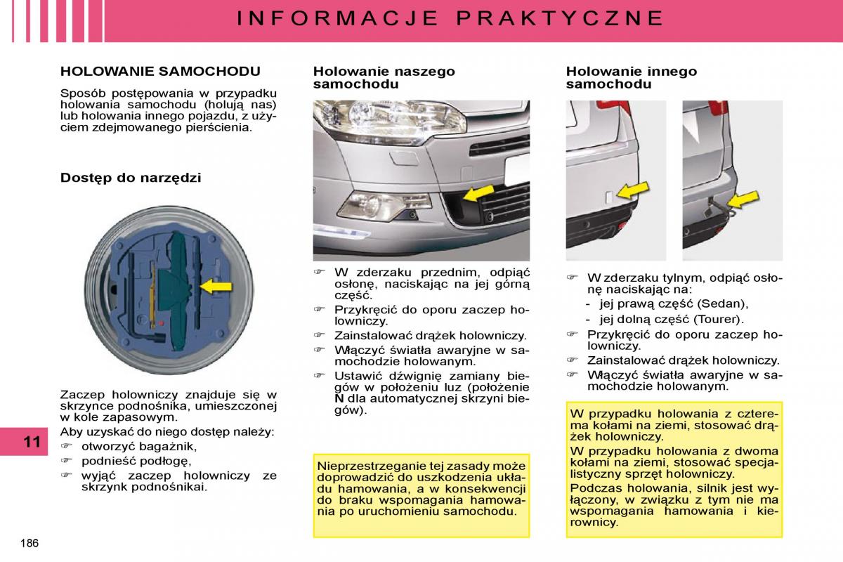 Citroen C5 II 2 instrukcja obslugi / page 183