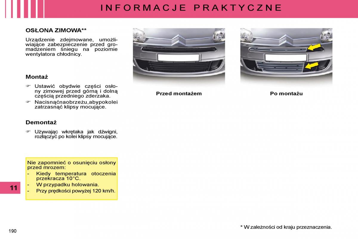 Citroen C5 II 2 instrukcja obslugi / page 187