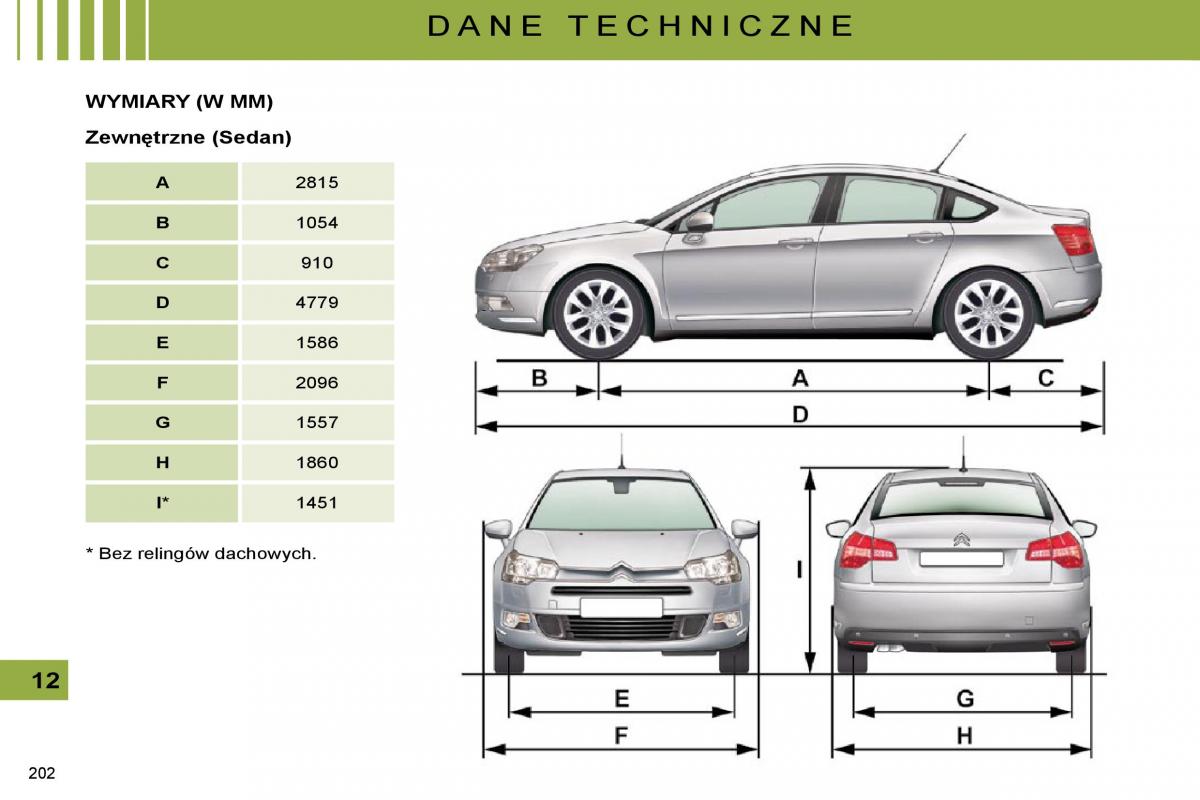 Citroen C5 II 2 instrukcja obslugi / page 199